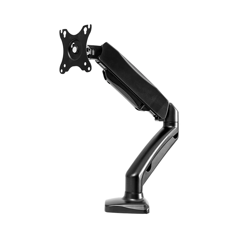 Adjustable Premium Gas Spring Single Desk Monitor mount Stand 12kg/26.4lbs Heavy Capacity Spring-Assisted Monitor Arm