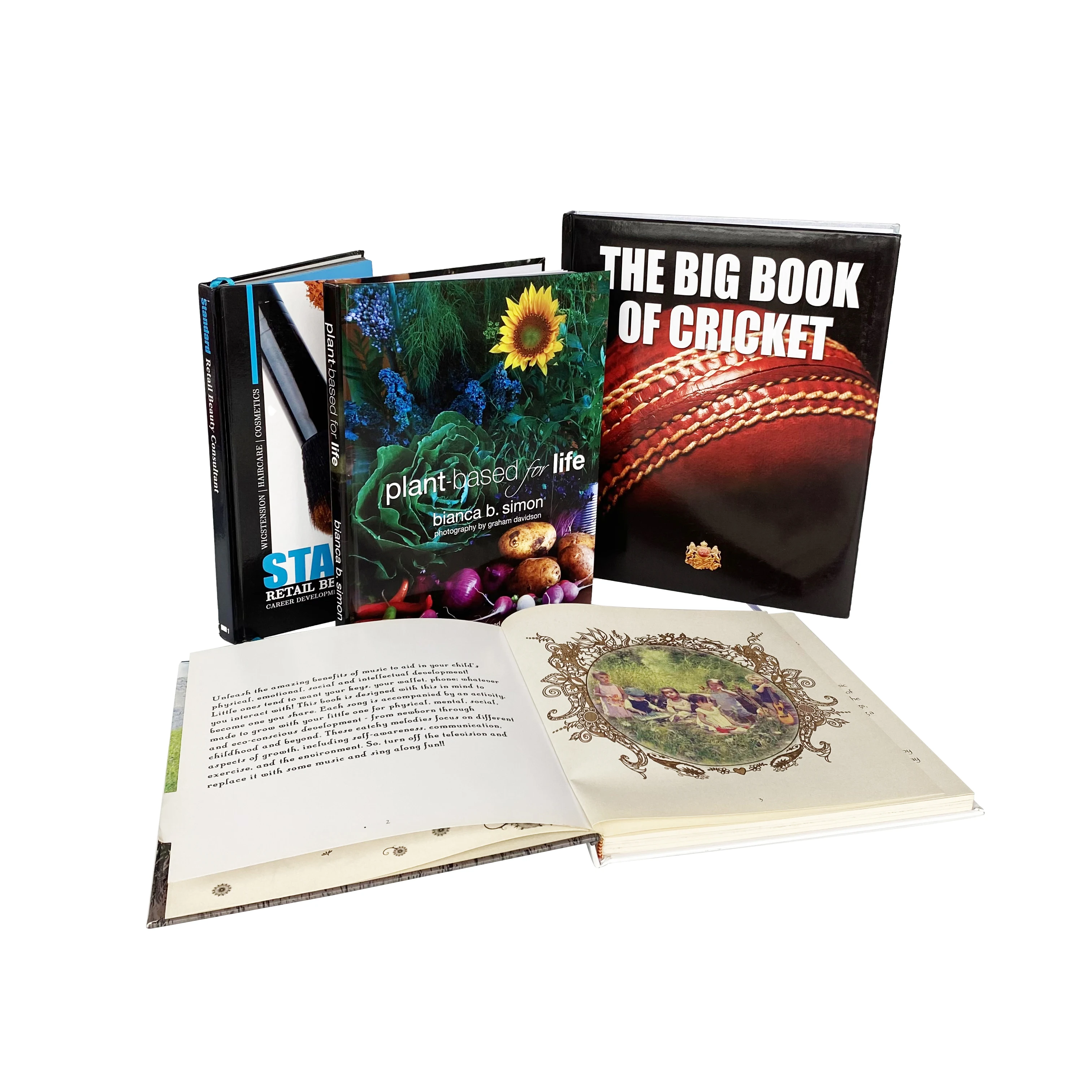 Большая оптовая продажа полноцветных недорогих книг в твердой обложке с принтом и