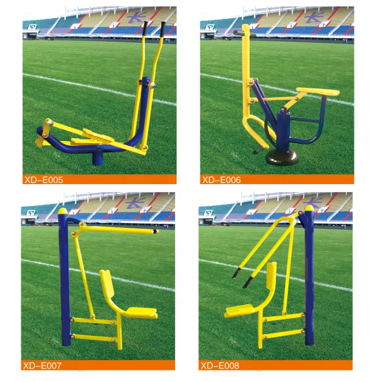 Physical Exercise Double Elliptical Cross Trainer Park Steel Outdoor Fitness Equipment