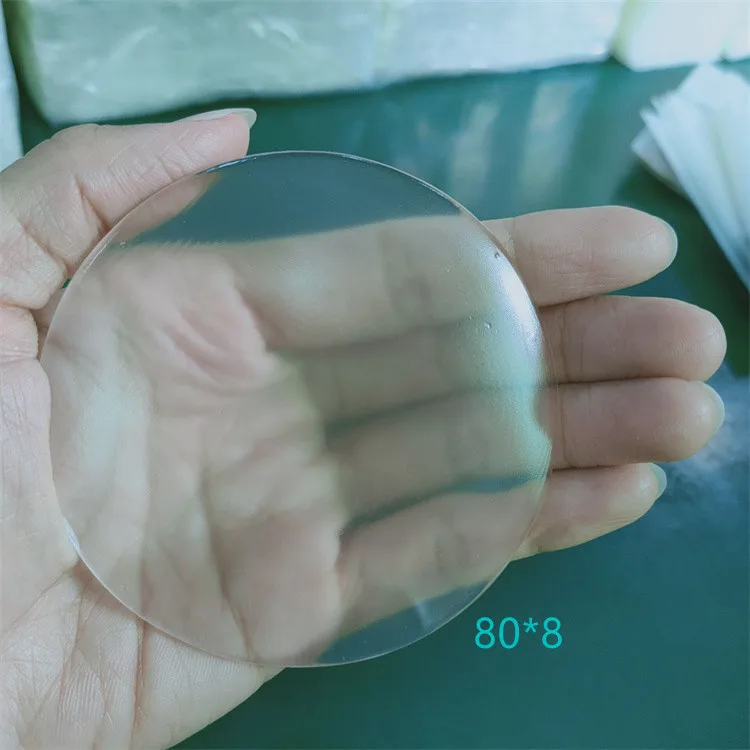 transparent anti-collision round wall protector clear door stopper silicone doorknob stopper