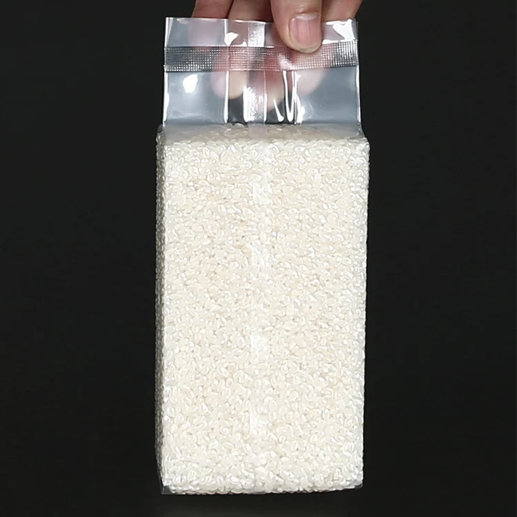 Прозрачный гибкий полиэтиленовый Вакуумный пакет/мешок для упаковки риса 1 кг