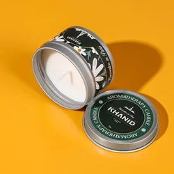 Персонализированная металлическая Оловянная Золотая маленькая свеча для свадебной вечеринки в честь будущей матери сувениры духи ароматизированные свечи подарочный набор