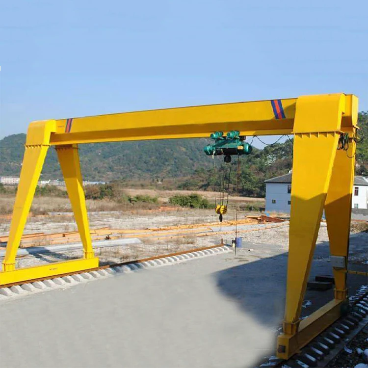 mh type electric hoist lifting single beam mobile gantry crane 3 ton 5 ton 10 ton for sale