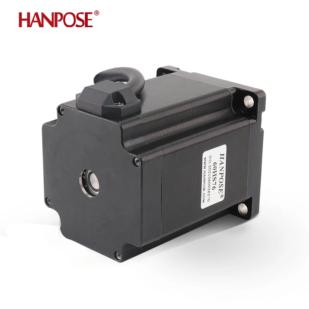 hanpose 24V 60 Stepper Motor 1.8 degree 60HS76 motor 4-lead 2.3N.M 4.0A for CNC milling machine Nema24 Stepper Motor
