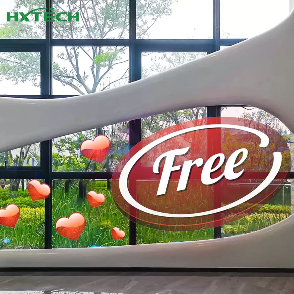 Transparent LED Screen Indoor Outdoor Glass Transparent LED Film Display Panels