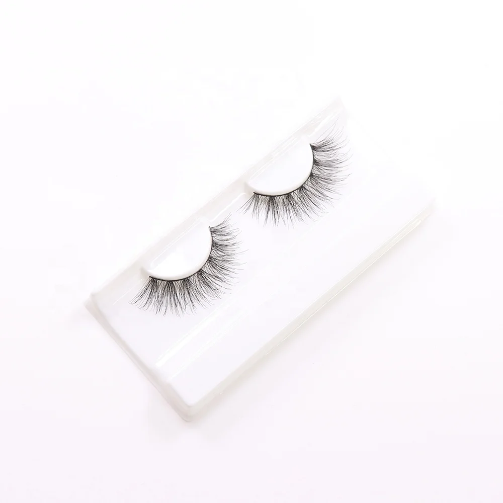 
Korean Synthetic Fiber Full Strip Lashes Natural Looking Lightweight Eyelashes Double Layer Wispy Lashes 
