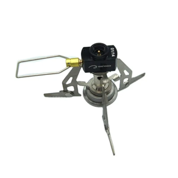 Outdoor travel portable folding camping Mini hardware finishing Survival picnic cooking gas stove made in China
