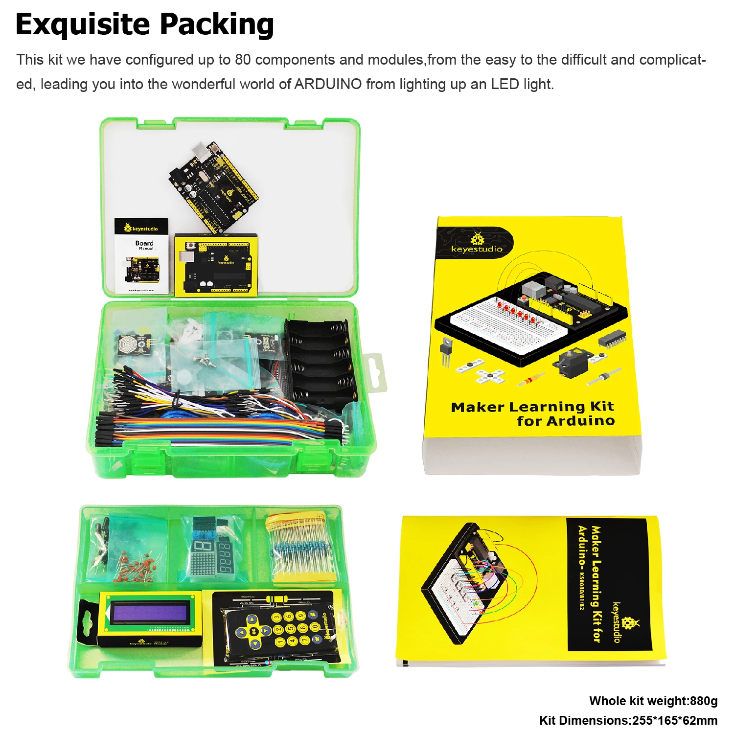  Keyestudio Maker Learning Kit Starter For Arduino Project