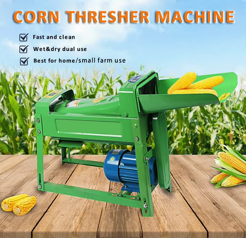 High Quality Double roll full automatic corn sheller threshing machine corn mill machine Maize Polisher