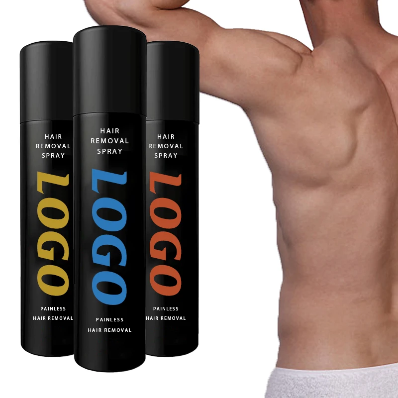150ml wholesale moisturizing instant body chest hair removal spray