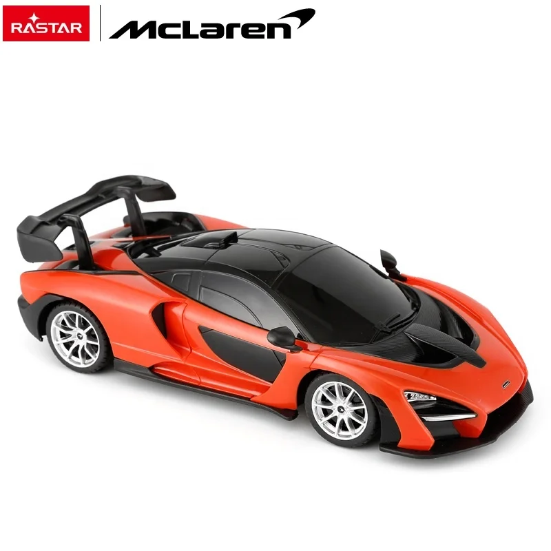 Детский 1:24 Радиоуправляемый автомобиль Rastar McLaren Senna с дистанционным управлением Официальная Лицензированная модель гоночных автомобилей для хобби игрушки продажи