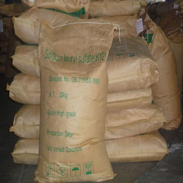 
sls sodium lauryl sulfate powder for Detergent Raw Materials 