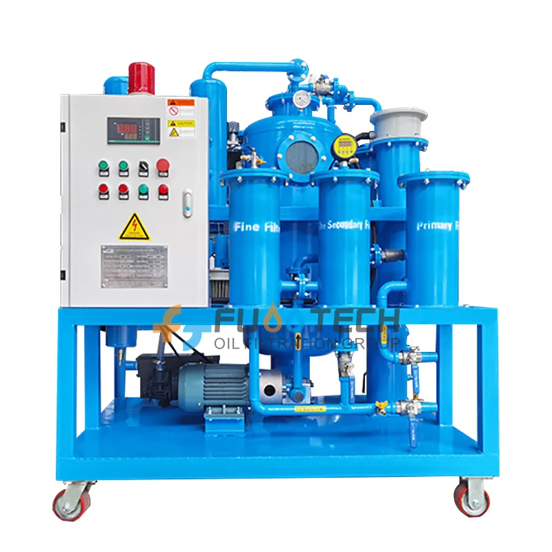 FUOOTECH HOC-100 6000L/H Hydraulic Oil System Oil Cleaning & Filtration Machine Vacuum Hydraulic Oil Purifier