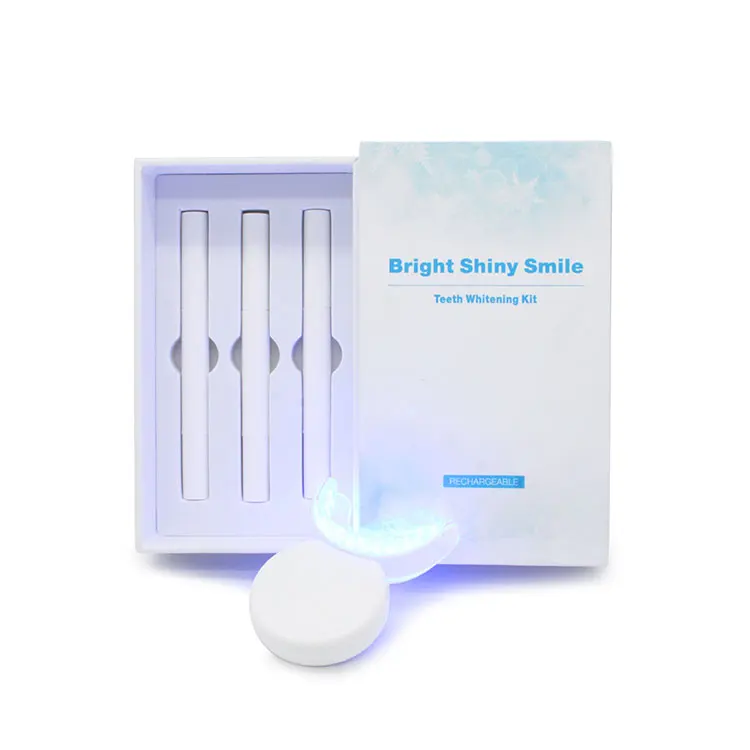 Private Label LED Teeth Whitening Kit Bleaching System PAP/HP/CP/Non Peroxide Gel
