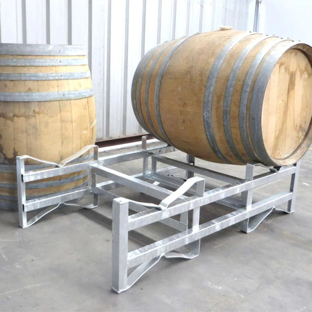 Wine Barrel Storage Safe Racks/ Warehouse Racks Bourbon Barrels