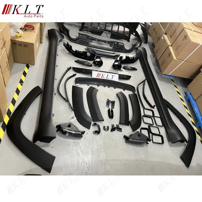 KLT factory price Facelift for 2016-2020 Year JP Upgrade SRT8 Style PP Front Rear Bumper Hood Fender Car Body Kit