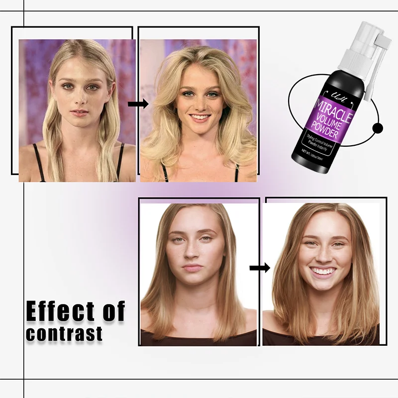 Hair Styling Long-lasting Bright Instant Volumizing with Non Greasy Non Sticky Suitable For All Hair Types