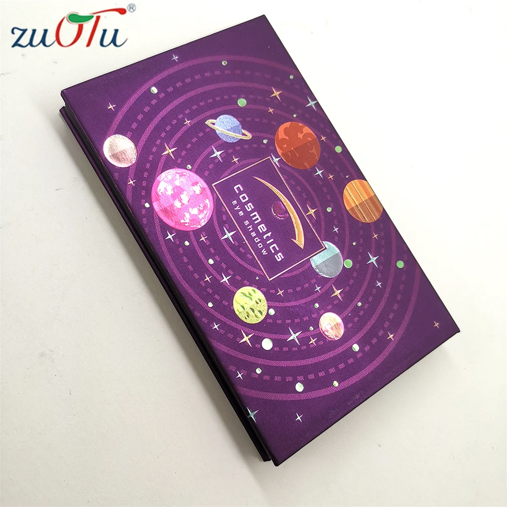 
Wholesale Dazzle colour makeup boxes Empty Eye shadow Palette Private Label Pressed Powder Eyeshadow packaging 