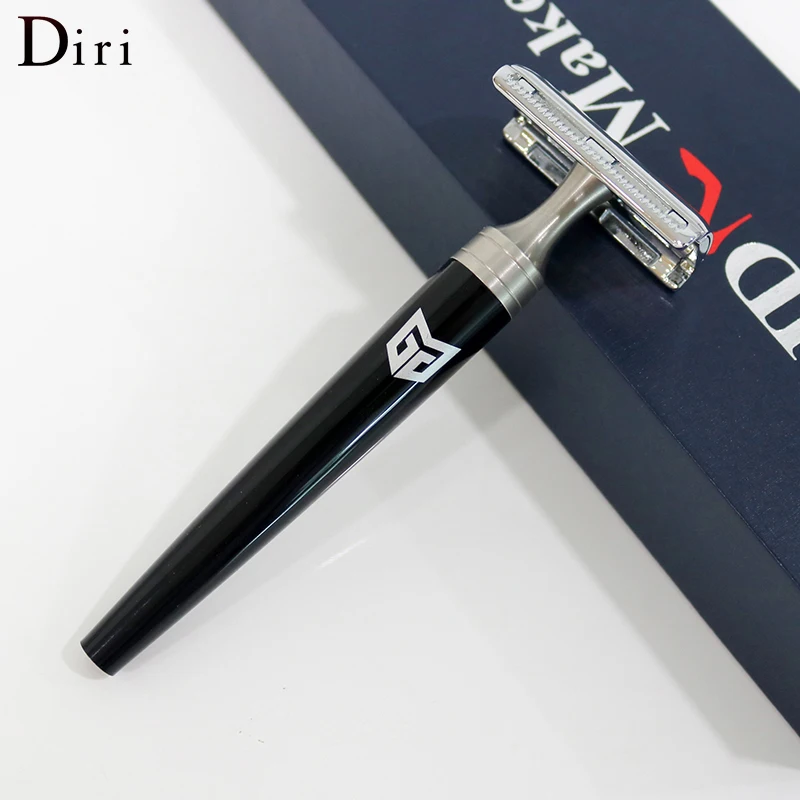 Twin Edge Acrylic Shaver with Private Logo Safety Shaving Brush Razor for Man