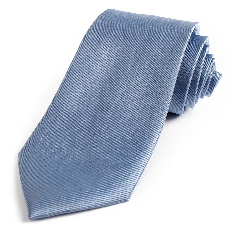 Factory Custom Men Solid Polyester Necktie Low MOQ Skinny 6cm Polyester Neckties Cravat Business Tie