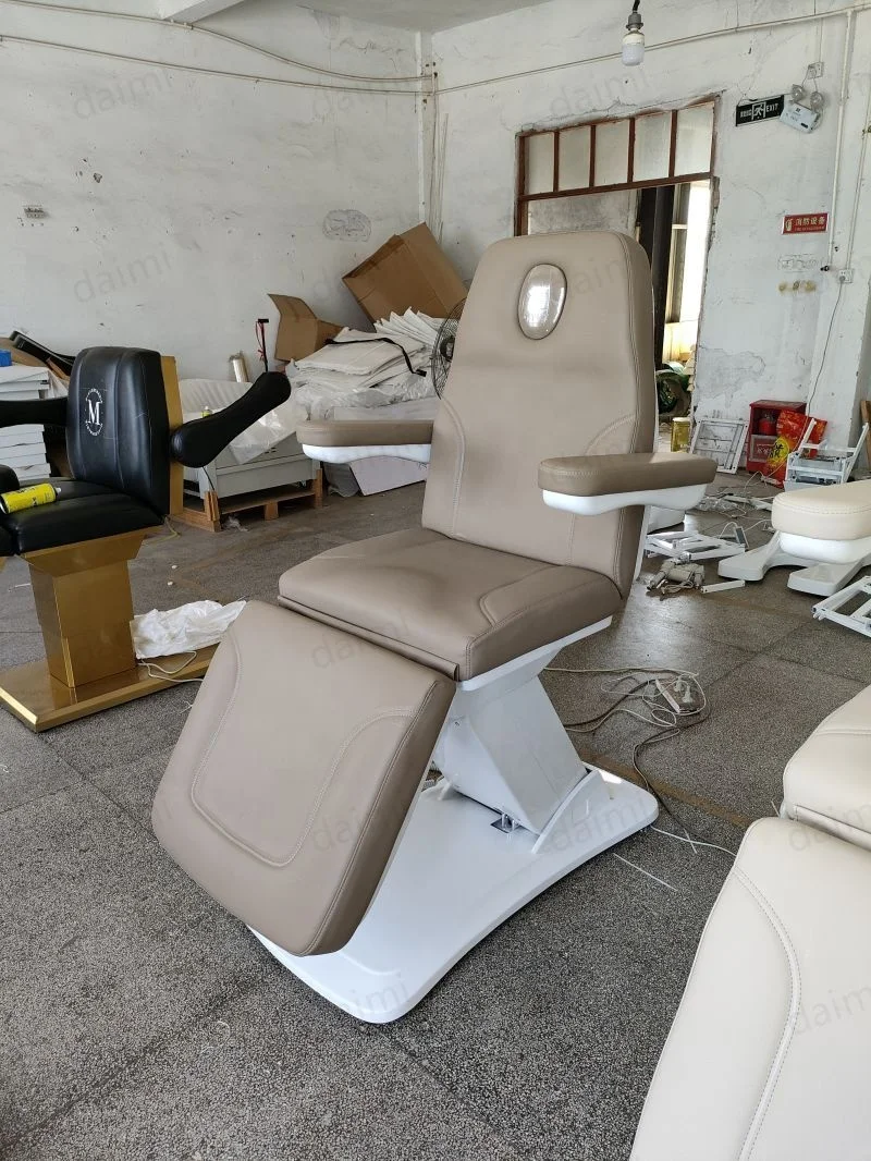 Luxury Electronic Medical Spa massage tattoo Facial beauty therapy salon chair 3 4 motors black electric beauty bed