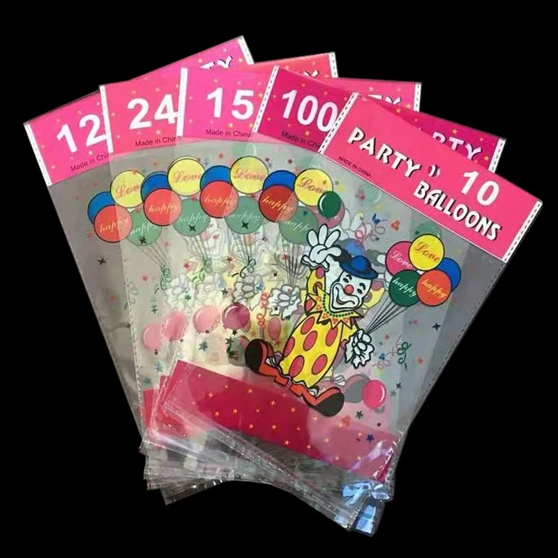Custom OPP Plastic Head Card Header Bag Small Object Packaging Self Adhesive Bag