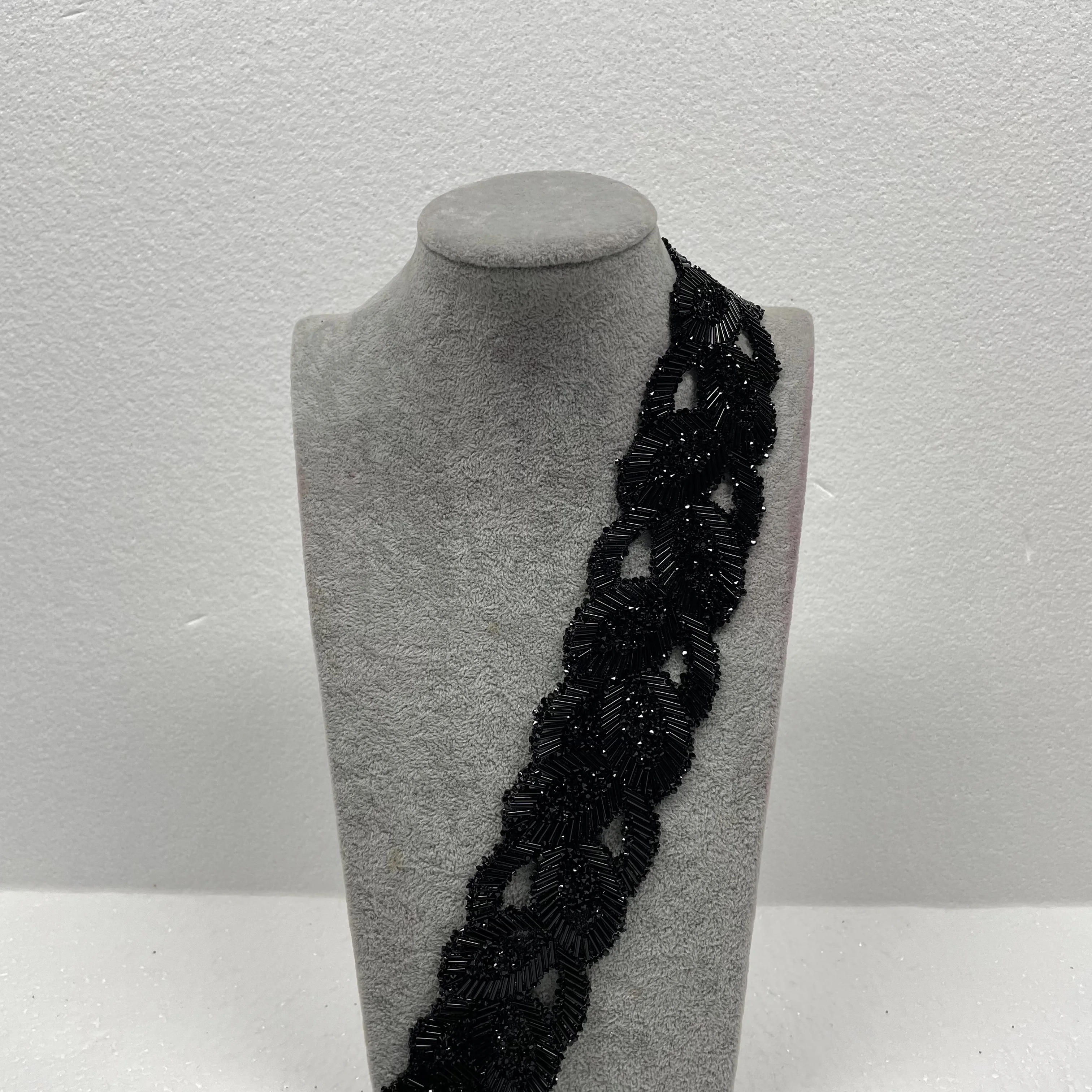 0.9m/Yard Handmade High Quality Fashion Bead Tube And resin Garment Accessory 10Yards/Bag