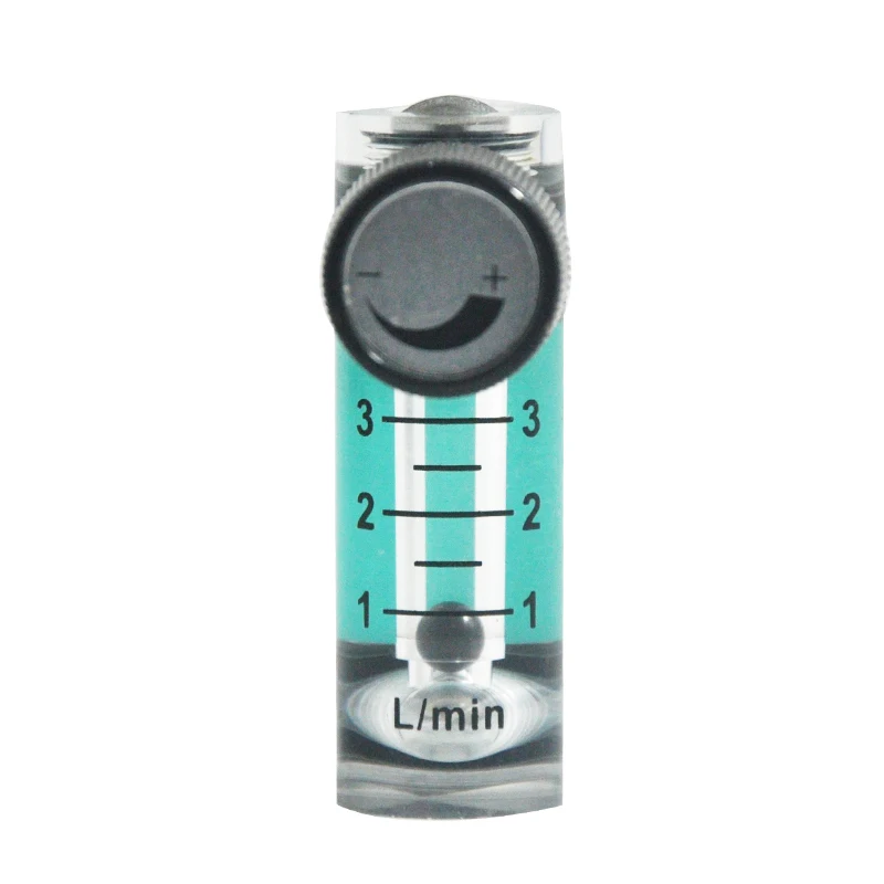 Darhor DFG-6T O2 hospital medical air regulator Acrylic Flow Meter with adjust valve