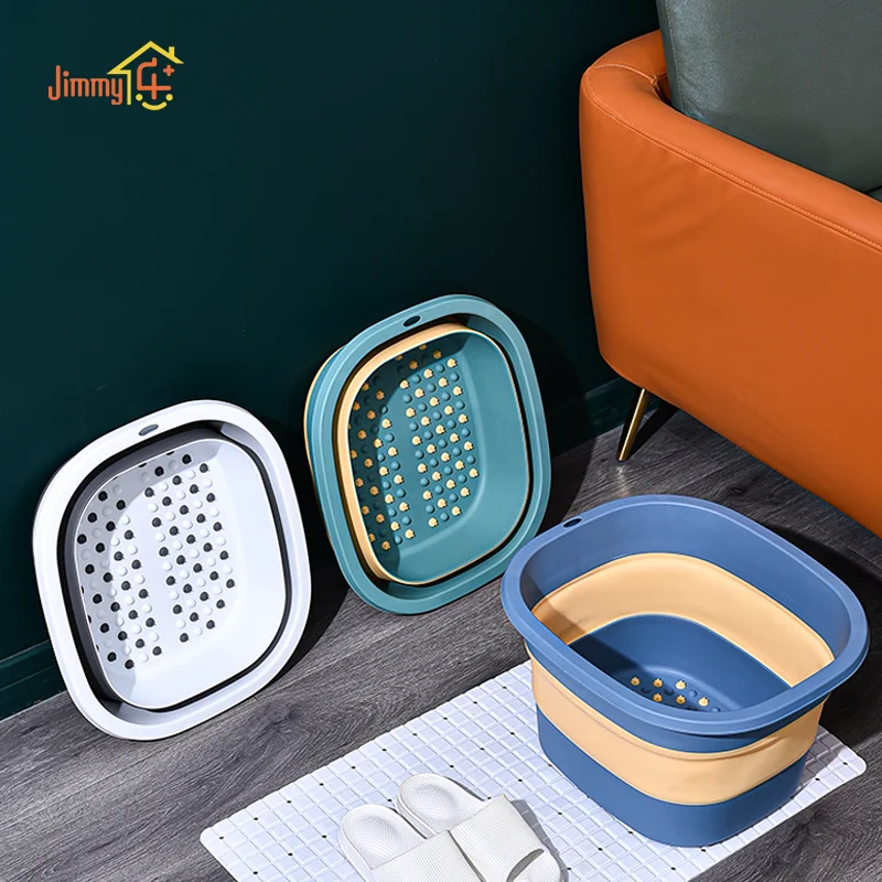 Large Foot Soaking Bath Basin Tub FootBath Spa Wash Bucket at Home Massage collapsible foot wash basin foot spa soaking