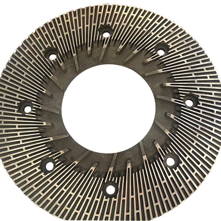 grinded discs high performance refiner segment for paper mill