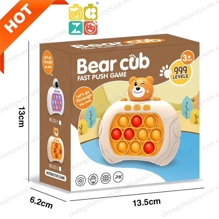 Hot Sale Kullomi Electronic Children Release Fast Memory Button Pop Novelty Toy Puzzle Machine Quick Push Bubble Game Console