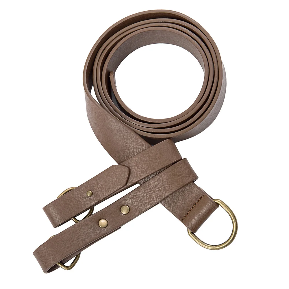 SL000132 SD ботинки в стиле унисекс; Женские и мужские пояс полиуретановая кожа 145 см Средневековый Ренессанс