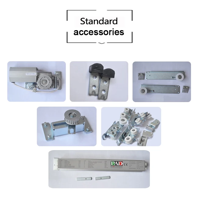 High speed telescopic sliding door operator automatic overlapping gate operator with CE Certificate
