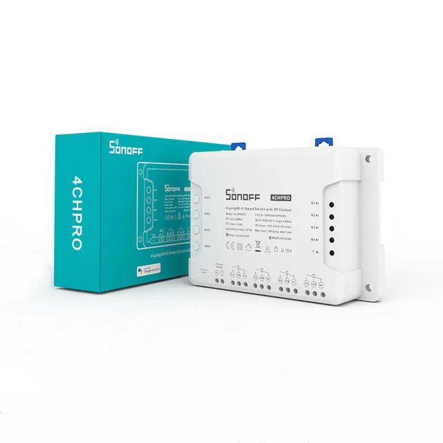 New SONOFF 4CH PRO R3 Wifi Smart Switch With RF Control Function