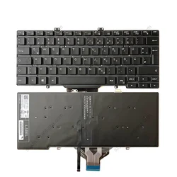New Original Backlit Teclado GR German Laptop Keyboard For Dell Latitude 7400 E7400 L3400 5400 Deutsch DE 0VWKCT
