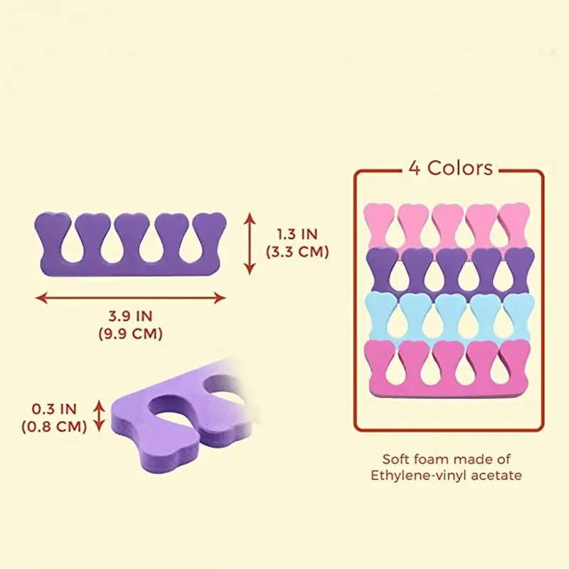 Wholesale EVA Foam Soft Pedicure Nail Art Tool Toe Separator