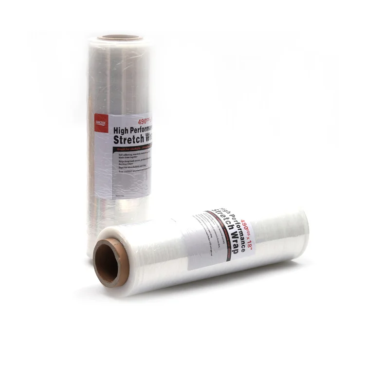 High Retraction Lightweight Transparency Tensile Strength Pe Stretch Wrap Film
