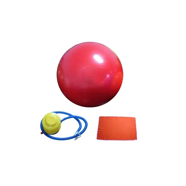 Дома тренажерный зал упражнения Йога мяч с полотенцем и ножной насос