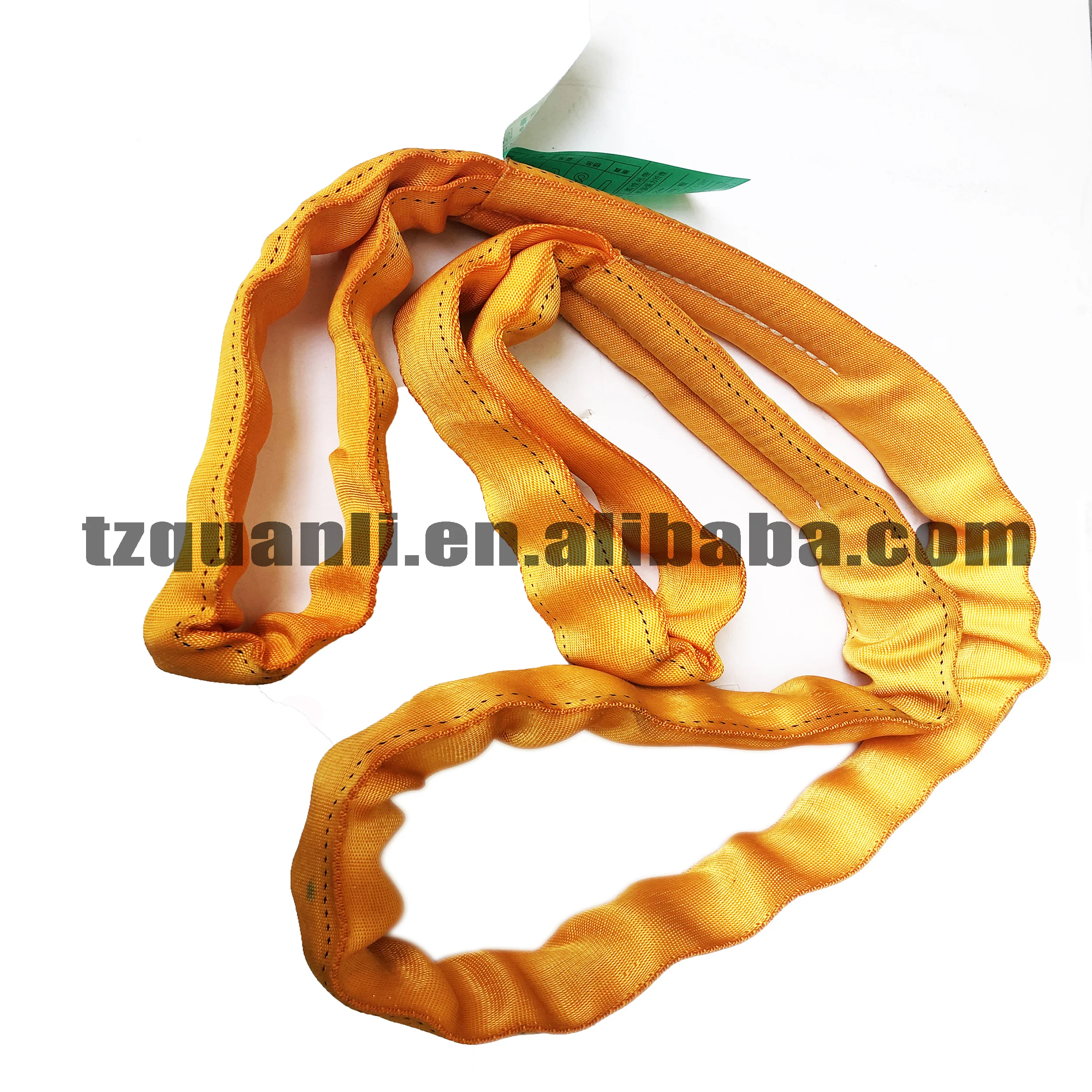 3T heavy duty endless Round soft Webbing Slings for lifting