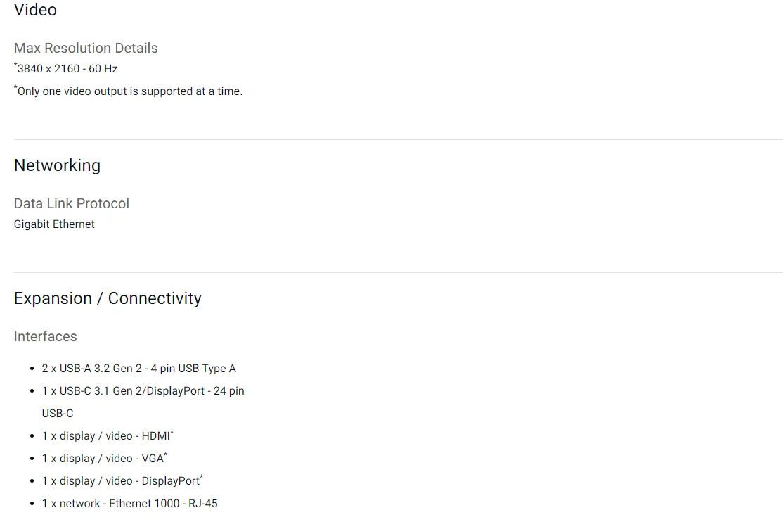 NEW original 7-in-1 USB-C Mobile Adapter 4K Display Port Gigabit Ethernet RJ45 For Dell DA310 CN-0CPV5Y CPV5Y