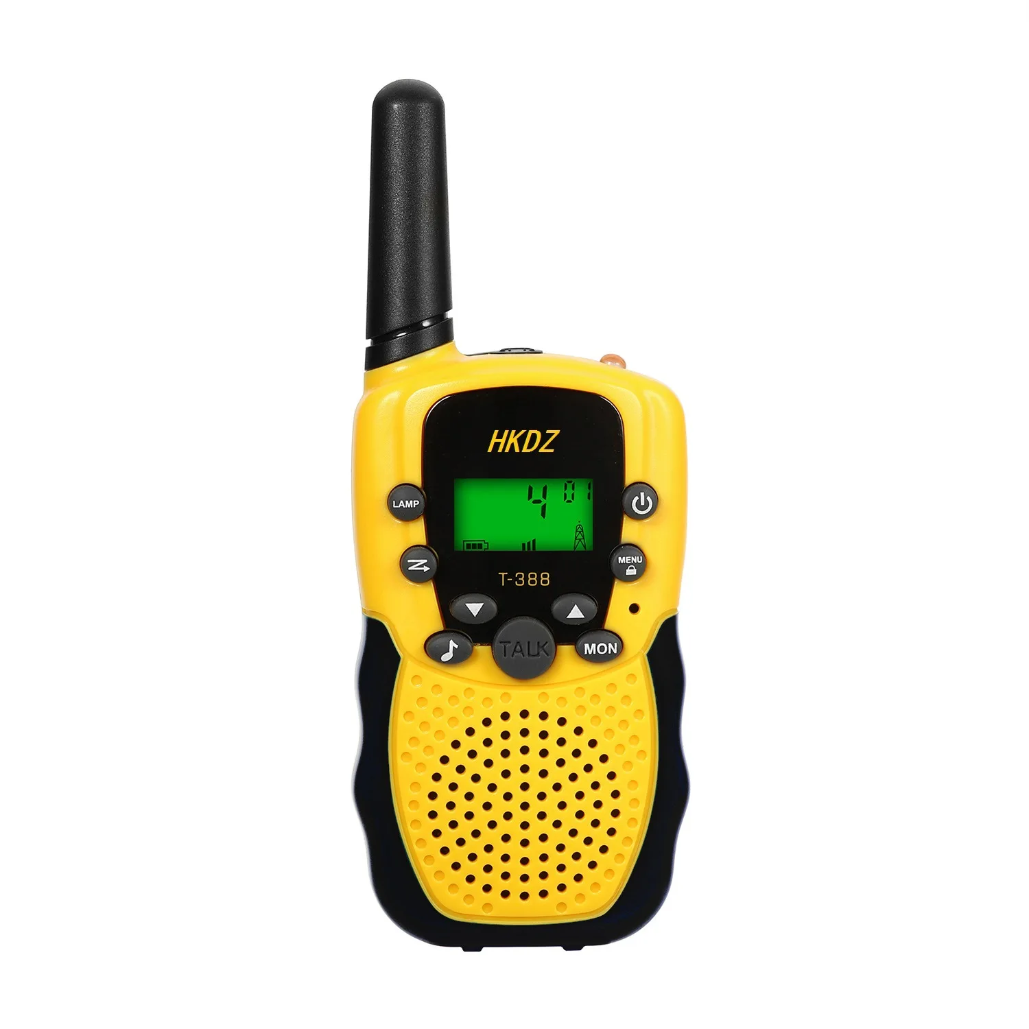 Hot Sale T388 Kids Toy Walkie Talkie Two Ways Radio 3km Range 22 Channels Built In Flash Light For Girls Boys