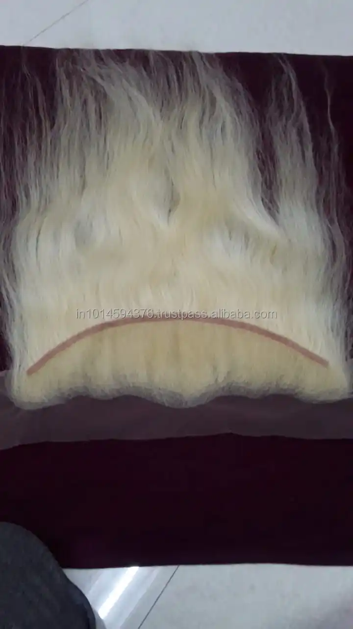  Светлый 613 HD прозрачный кружевной фронтальный с оригинальными индийскими человеческими волосами REMY!