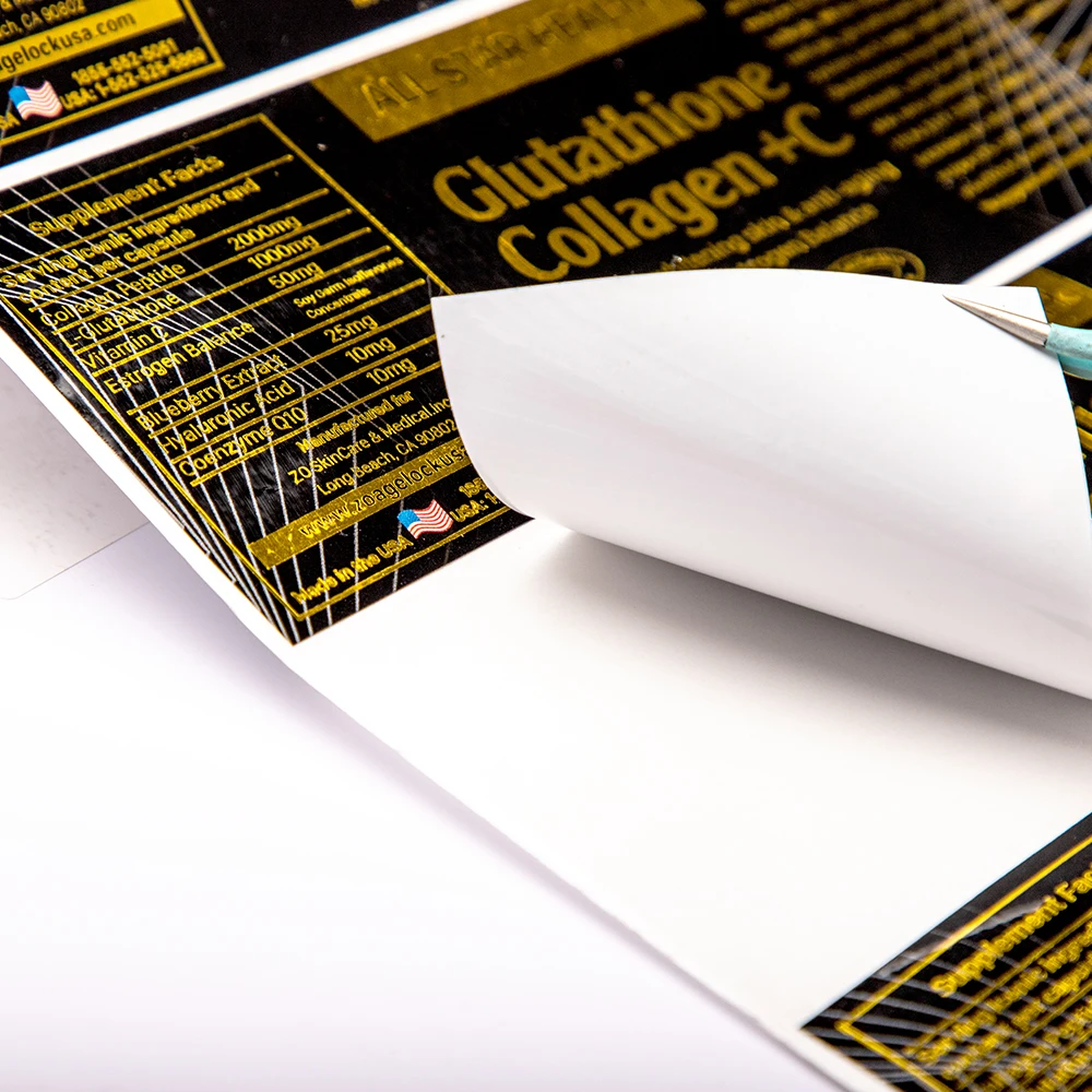 Custom Matt Round Label Stickers Free Sample With Your Logo Stickers Clear Vinyl Waterproof Transparent Labels For Packing