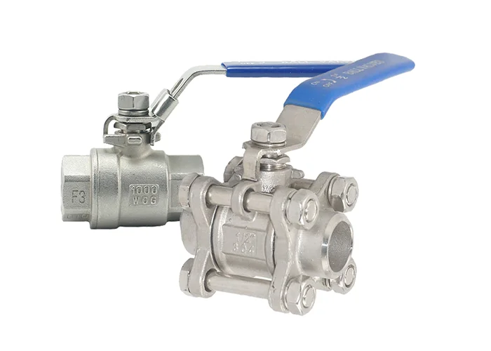 
Stainless Steel SS316 3PC Butt-Welding Ball Valve 
