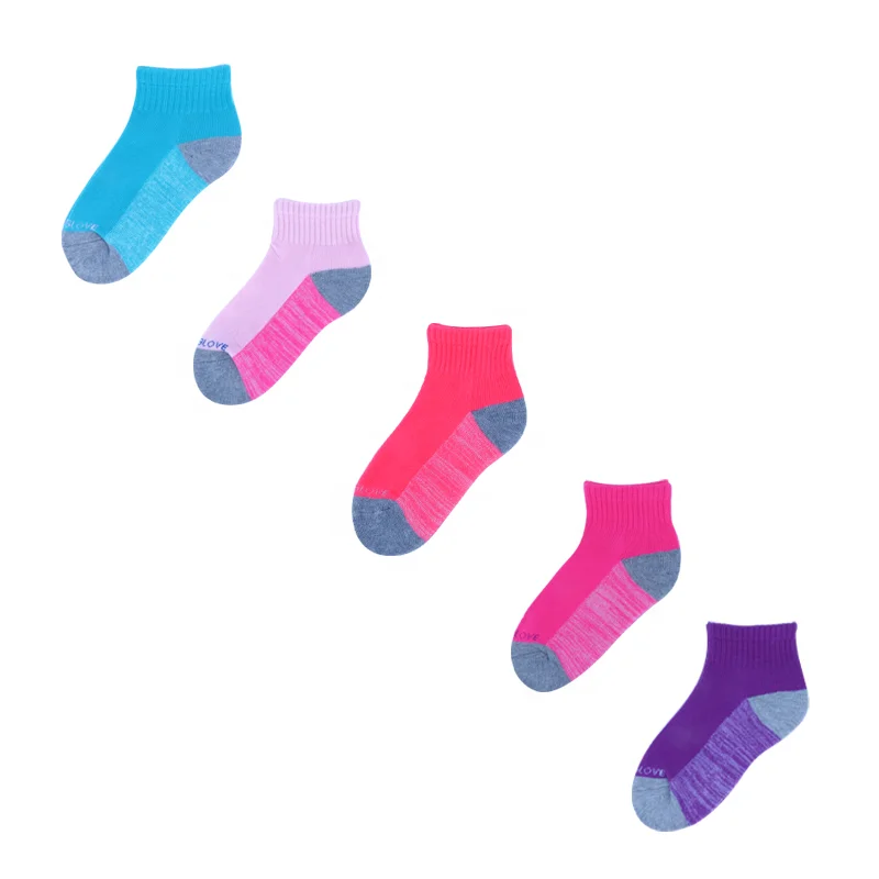 wholesale custom design children cute kids socks 100% cotton white girl school teen student tube socks kids cartoon crew sock