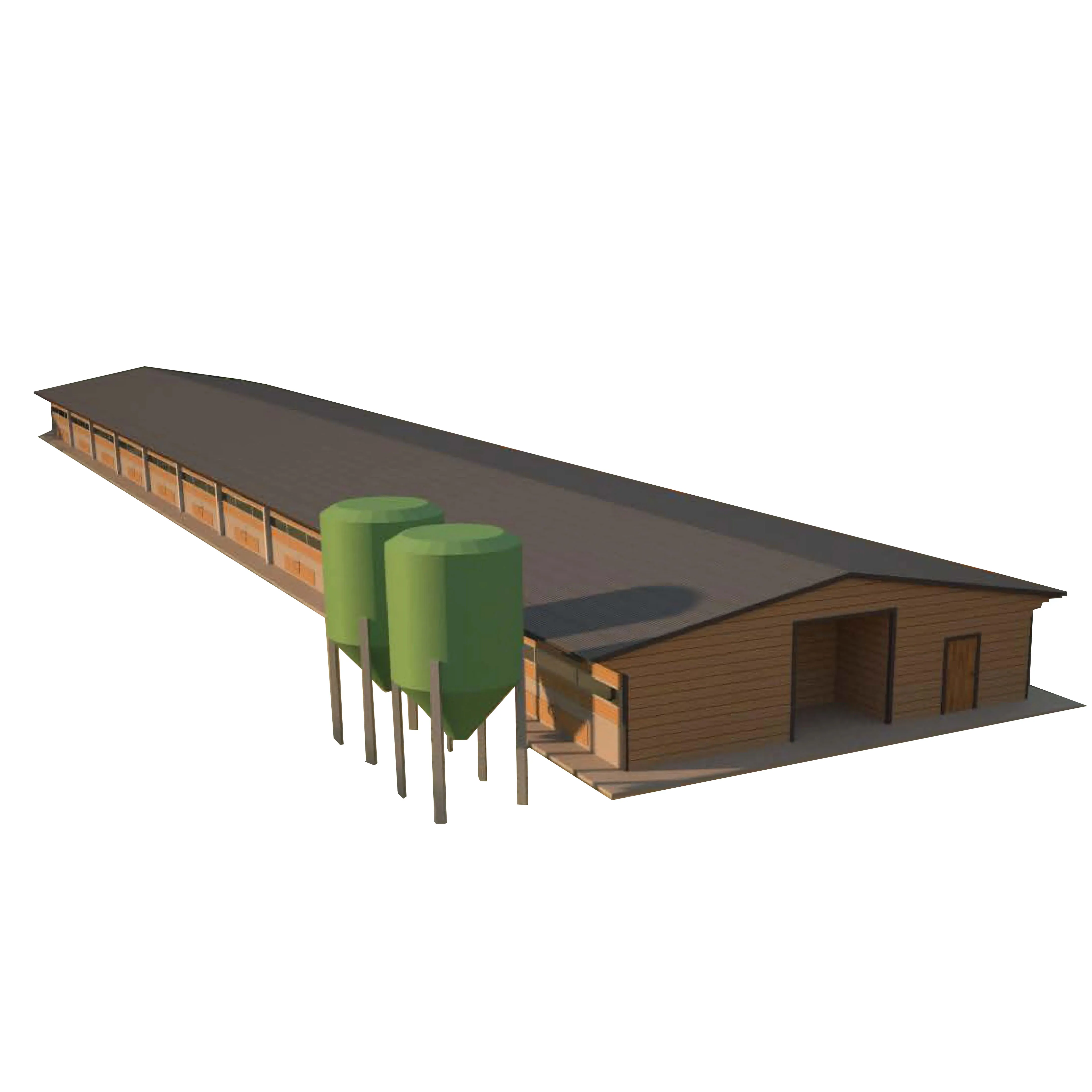 Chinese Low Cost Steel Structure Broiler Poultry Farm Shed Design