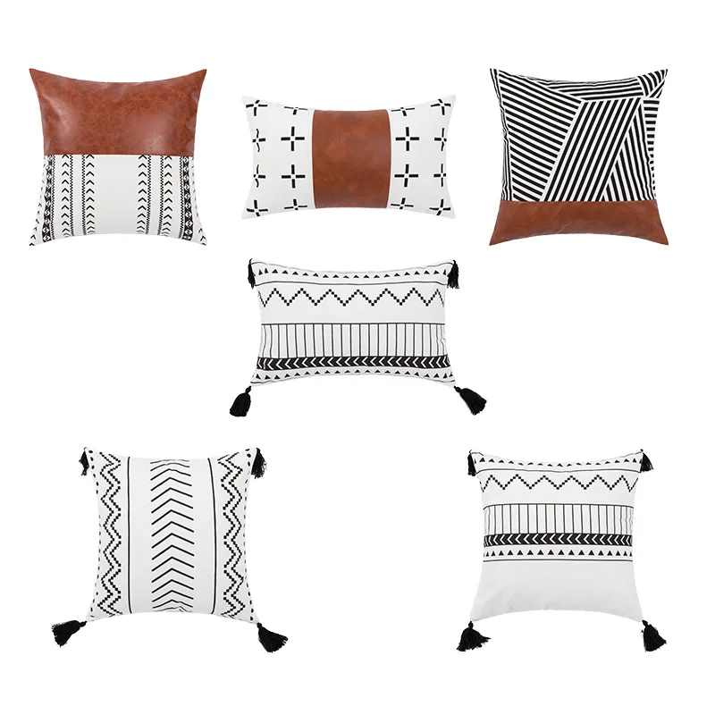 Hidden Zipper Decorative Pillow Covers Exquisite boheme Custom Polyester Pillowcase  Pillow Case