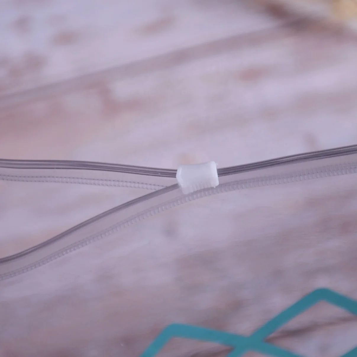 customized transparent clear file bag thick envelop packing plastic pouch pencil case bag with zip