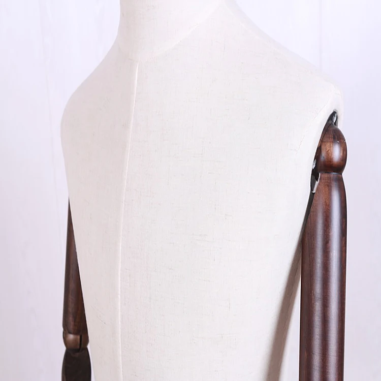 Wholesale Cheap Factory Made Linen Large Bust Male Torso Adjustable Dressmaker Mannequins
