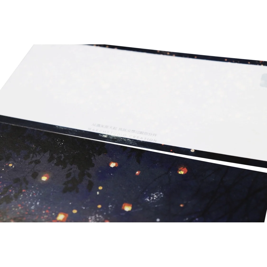 
Sky Lantern Series The world also has its own Milky Way I never thought of separating from the day I met Postcard 